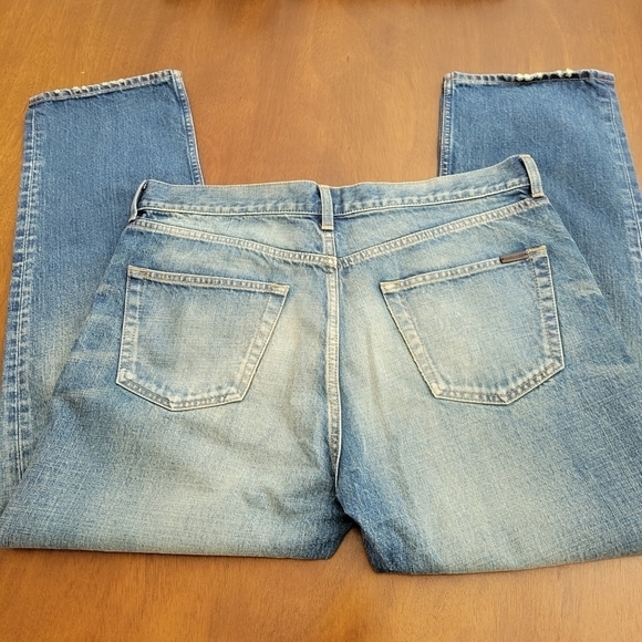 Saint Laurent Mid Rise Button Fly Straight Jeans 34 NWT NEW - Picture 10 of 13